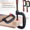 2PCS Heavy-Duty Construction Heavy-Duty Spring Clamps Quick-Grip Clamps  Woodworking Projects