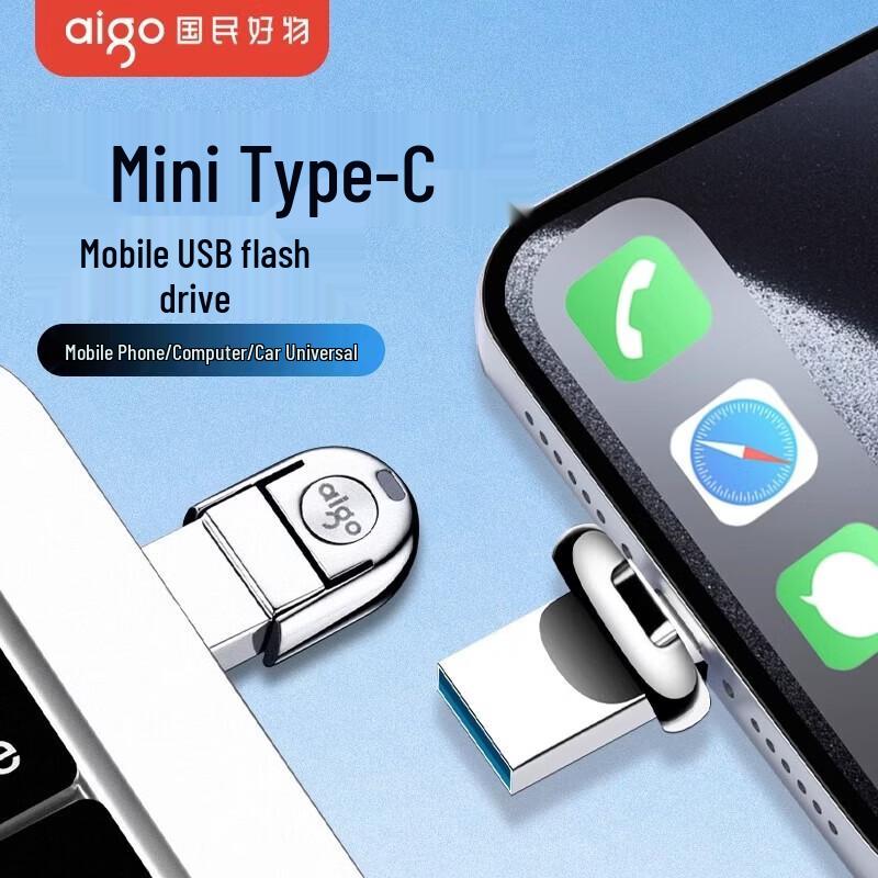aigo U358 Mini Type-C USB 3.2 Dual Interface Flash Drive
