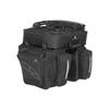 Bicycle Panniers for Touring - M-wave - 15-liter Triple Panniers - 17-liter Bag - Black