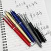 Black Metal Signature Gel Pen with Custom Logo Engraving
