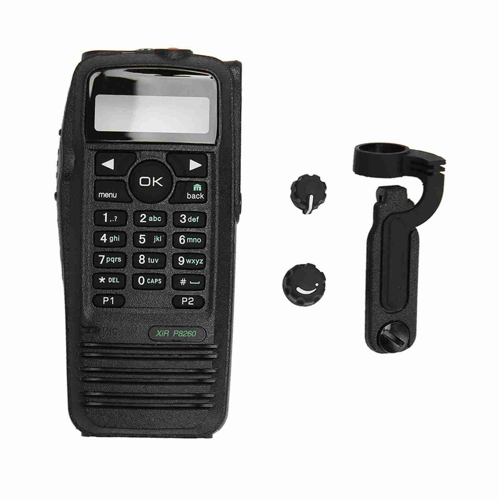 Radio Housing Repair Kit Replacement 2 Way Radio Case Cover with Speaker for Motorola XIR P8260 XIR