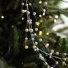 New Christmas Crystal Pearl Bead Pendant for Tree & Wreath Decoration