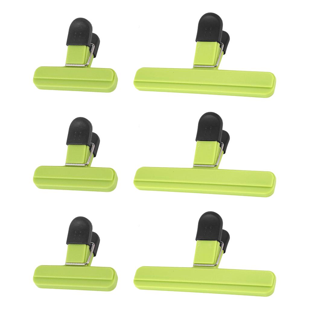 Juego de pinzas para bolsas de patatas fritas Leeseph, pinzas para sellar bolsas, pinzas elegantes para bolsas de apertura amplia, para bolsas de aperitivos, pan, papel y almacenamiento de alimentos en la cocina