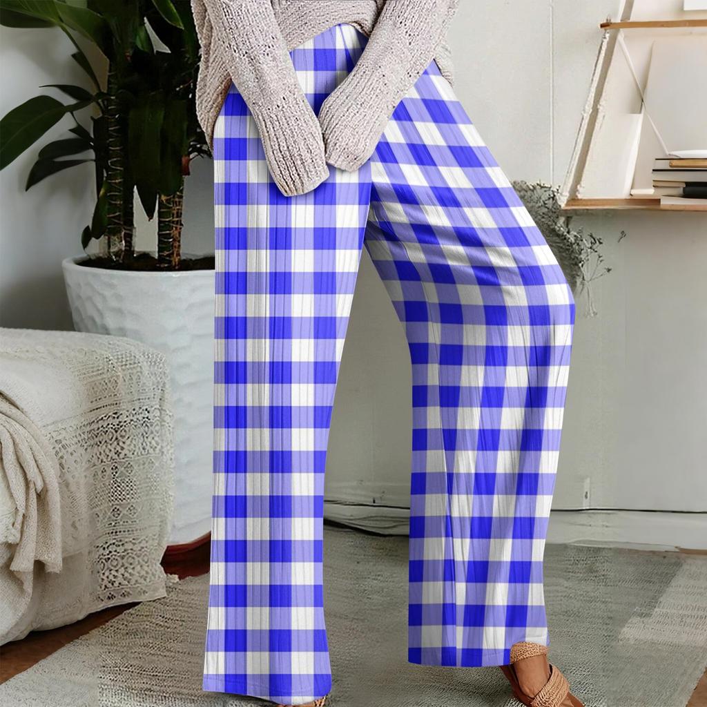Pajama Pants, Sleepwear, Casual Drawstring Elastic Waist Pants, Comfortable Straight-leg Loose Pants
