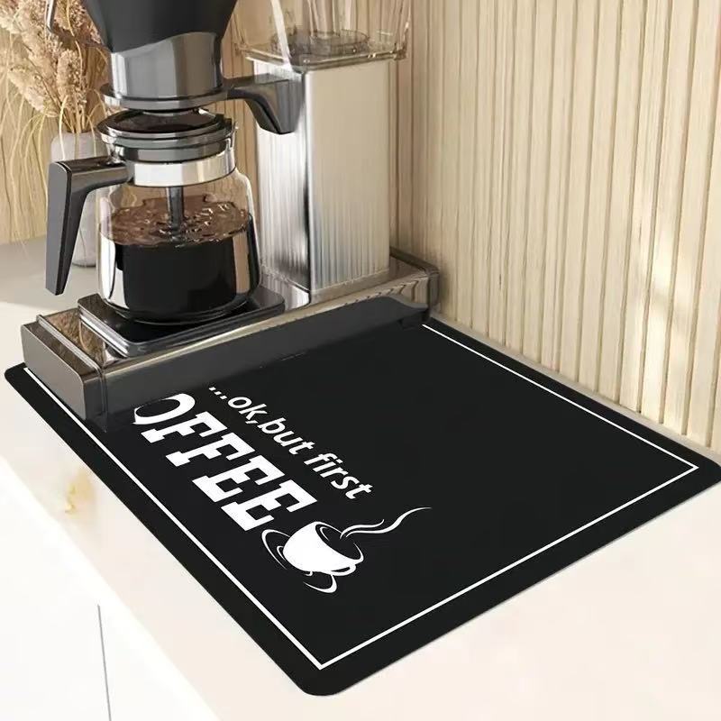 

Kitchen countert absorbent mat; coffee mat; drip mat; heat-insulating waterproof table mat; table absorbent diatomite mat 30x40cm