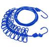 Portable Windproof Elastic Clothesline with Clips for Travel & Business Trips