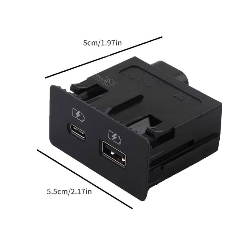 Car USB Port Adapter 8638A491 8638A317 for 2022-2024 USB Port Socket Assembly Automotive Accessories