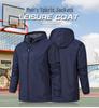 Herren einfarbige Kapuzenjacke: Winddicht, Wasserdicht, Lässige Outdoor-Dünnwindjacke für Frühling, Herbst, Winter