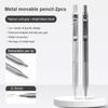 Low Center of Gravity Metal Mechanical Pencil Set 0.3-0.7mm Lead Refill Automatic Pencil Art Sketch Painting Writing Stationery