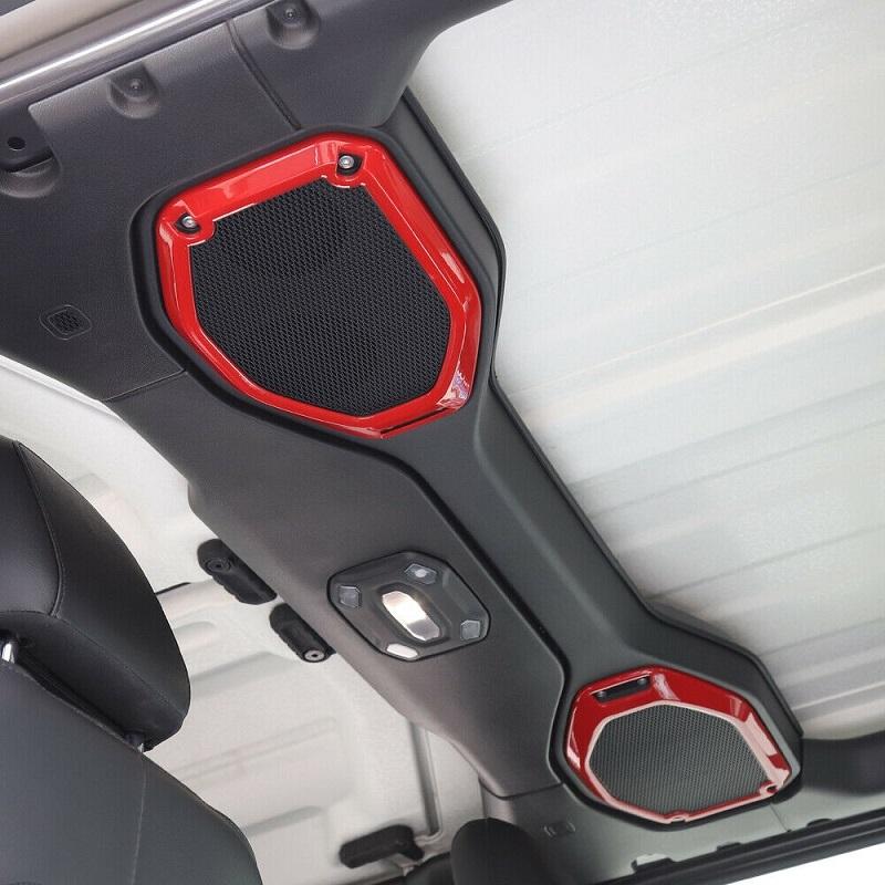 Top Speaker Trim Audio Surround Cover For Jeep Wrangler JL JLU JT 2018