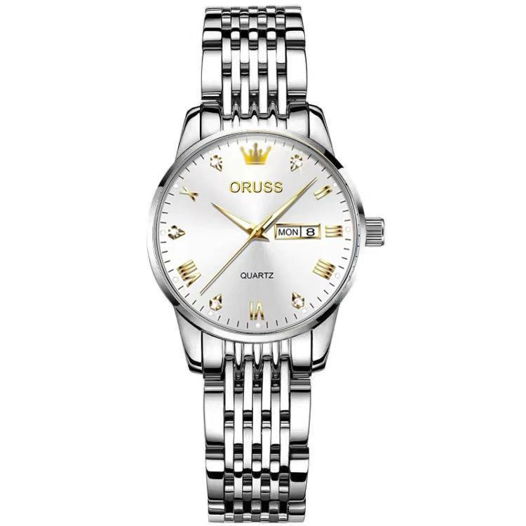 Horloge Horloge Zakelijk Eenvoudige Wijzerplaat Lichtgevend Dameshorloge Horloge Tide Waterdicht Kalenderhorloge