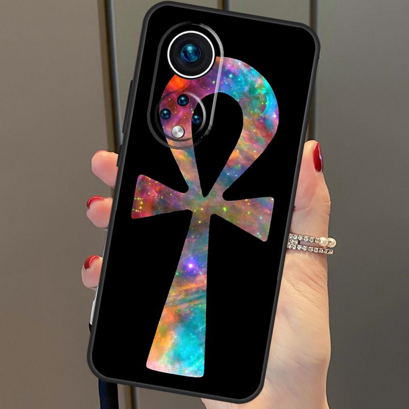 Egypt Nefertiti Anubis Ankh Cover For Honor 90 70 50 Magic 6 Pro Magic 5 Lite Honor X6a X7a X8a X9a X8b X9b X8 X9 Case