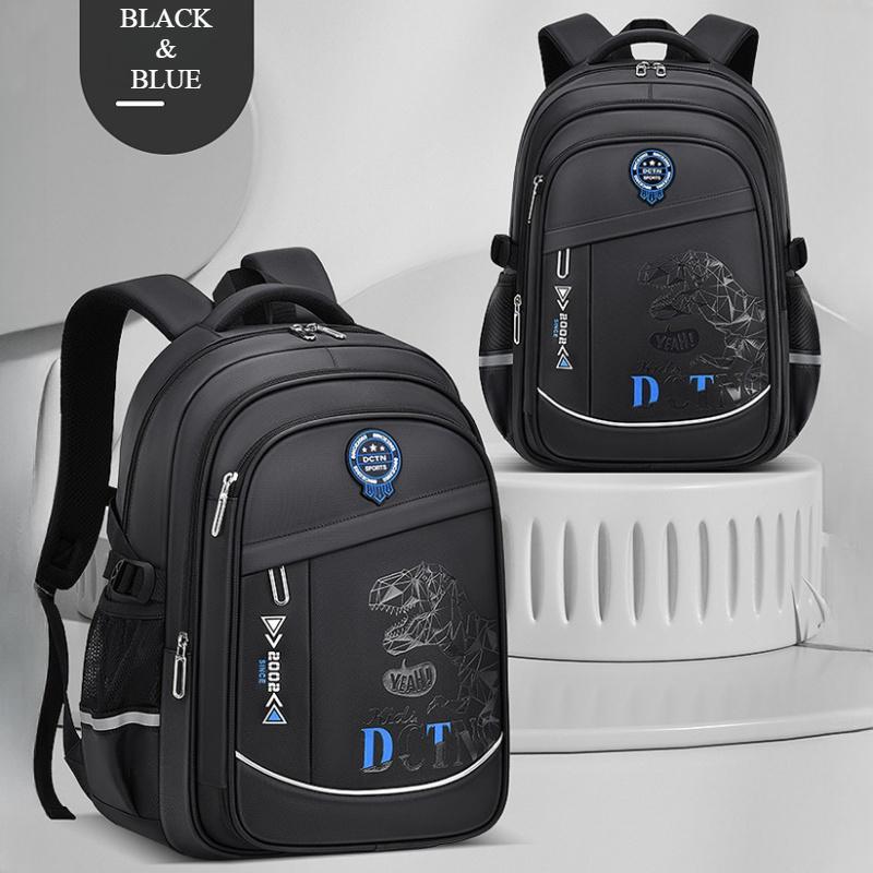 School Open Must Have Children's Backpack New Refrigerator Style Side Door Schoolbag Lightweight Burden Reduce Primary Secondary School Boys' Book Bag