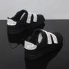 Scarpe casual primaverili con suola piatta a bassa caviglia nere scarpe da allenamento tedesche alla moda k