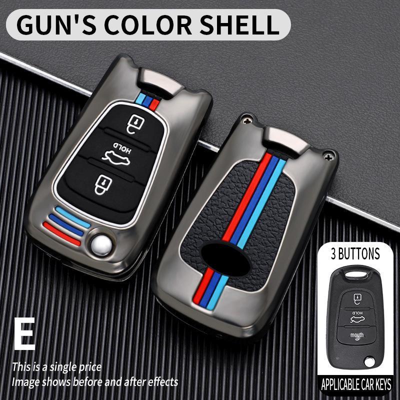Hyundai Reina/Elantra/Sonata Car Key Cover - Folding Shell for Men & Women