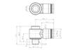 In-Stock PISCO Japanese Universal Elbow Joint with Hex Socket POL8 Series (POL8-01, POL8-02, POL8-03)