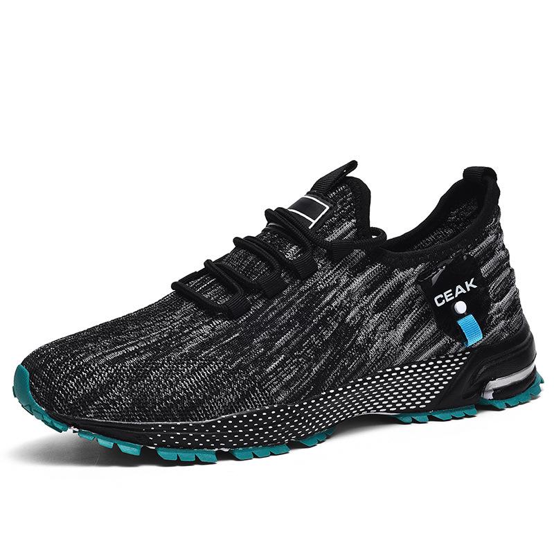 

5035 Men s Flyknit Mesh Outdoor Running Shoes, Low-Top, Spring Casual, Large Size. 39