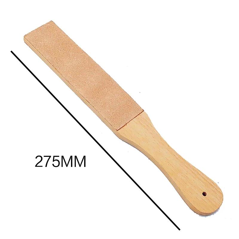 Leather Honing Rod Professional Knife Sharpener Polishing Paste Grinding Sharpening Wax Kitchen Knife Sharpening Tool Set