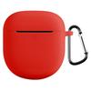 For Bose QuietComfort Earbuds II Silicone Case Wireless Earphone Anti-Scratch Protective Cover with Carabiner