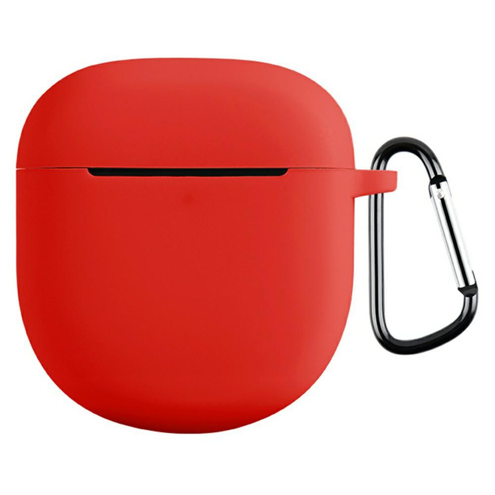 For Bose QuietComfort Earbuds II Silicone Case Wireless Earphone Anti-Scratch Protective Cover with Carabiner