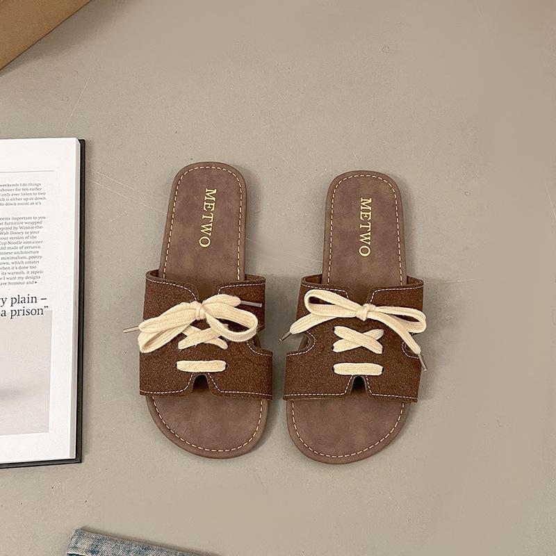 Повседневная обувь обувь на мягкой подошве тапочки женская обувь пляжная обувь обувь для отпуска сандалии 35 темно-коричневого 1639₽