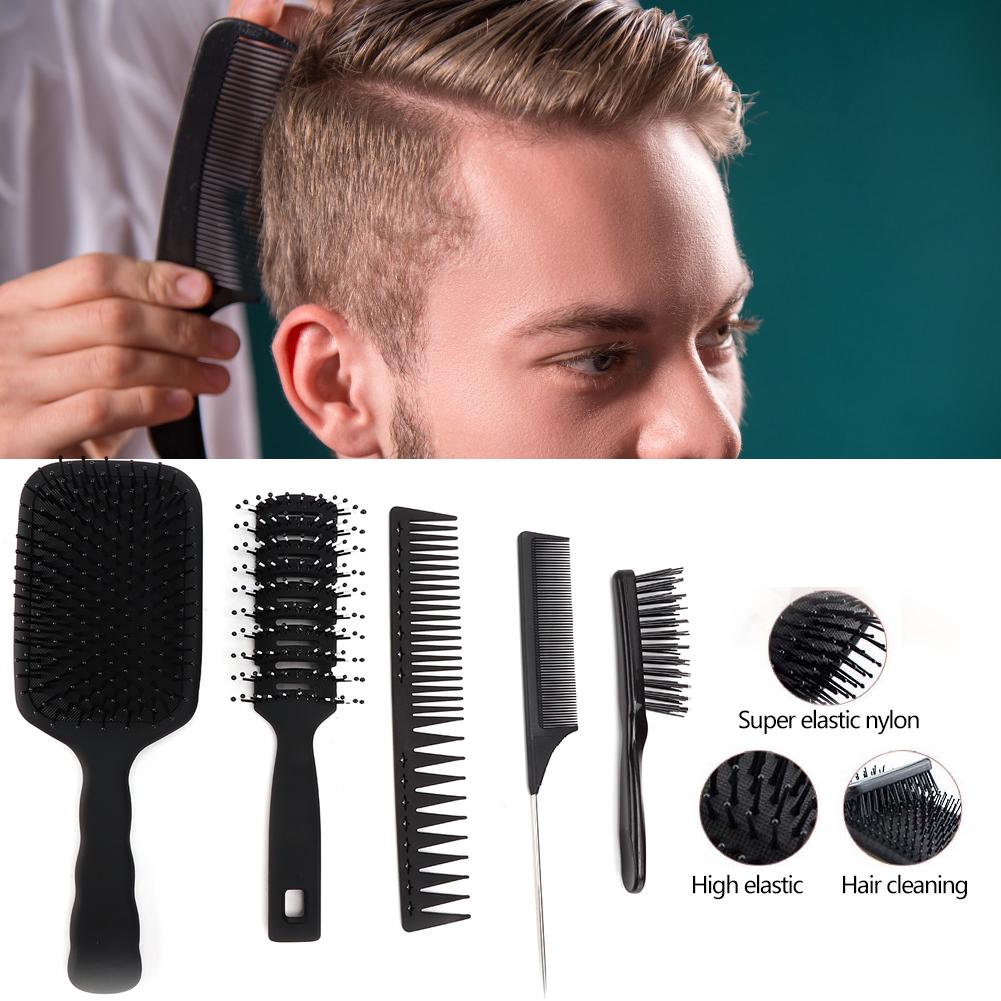 Buy 5pcs / Set Massage Comb Wide Teeth Comb Pick Hair Comb Hair Styling ...