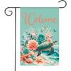 Summer Garden Flag Double Sided Outside Welcome Flowers Small Flag Farmhouse Yard Outdoor Decoration