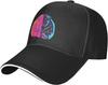 Bipolar Bear Split Design Baseball Cap Polyester Adjustable Outdoor Sports Visor Hat