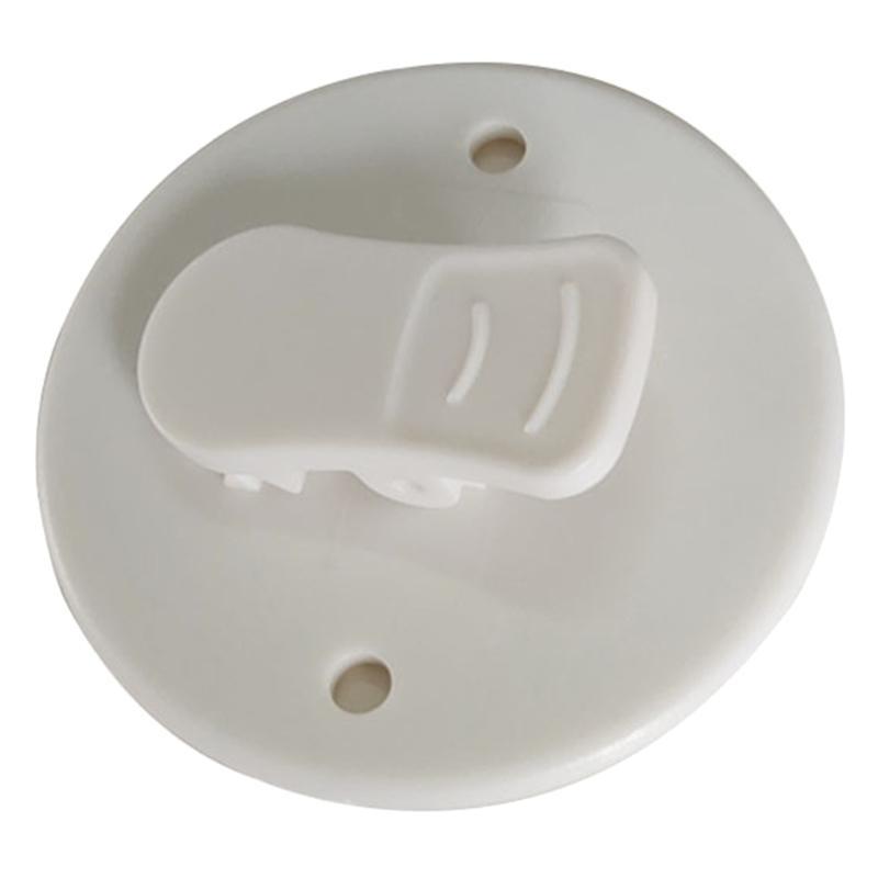 10Pcs Shower Curtain Clip Adhesive Windproof Shower Splash Guards Holder