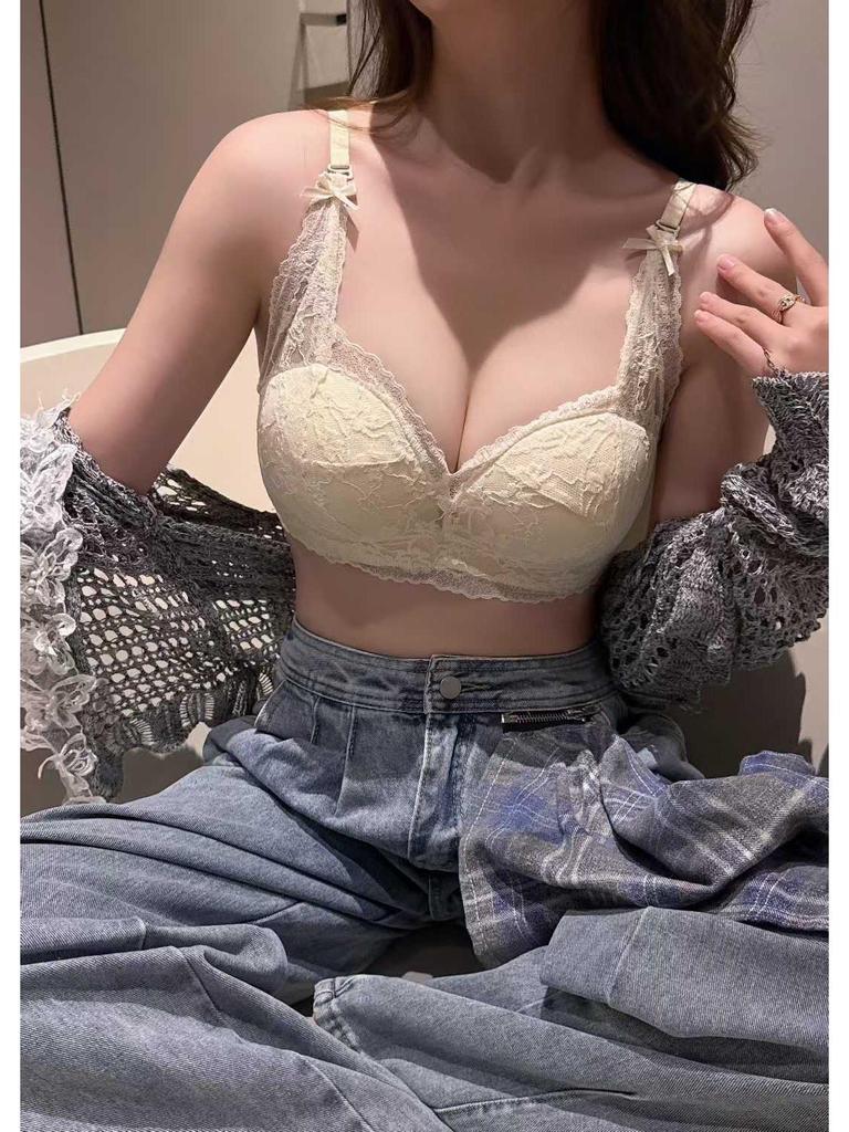 Neckholder Spitze Push-Up BH für kleine Oberweite - Bügellos & Sexy