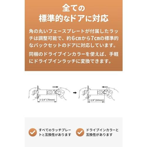 Copper Creek Antique Door Knob Replacement Handle with Key, Colonial Style, Easy Installation, Brass Finish (Gold), Authentic