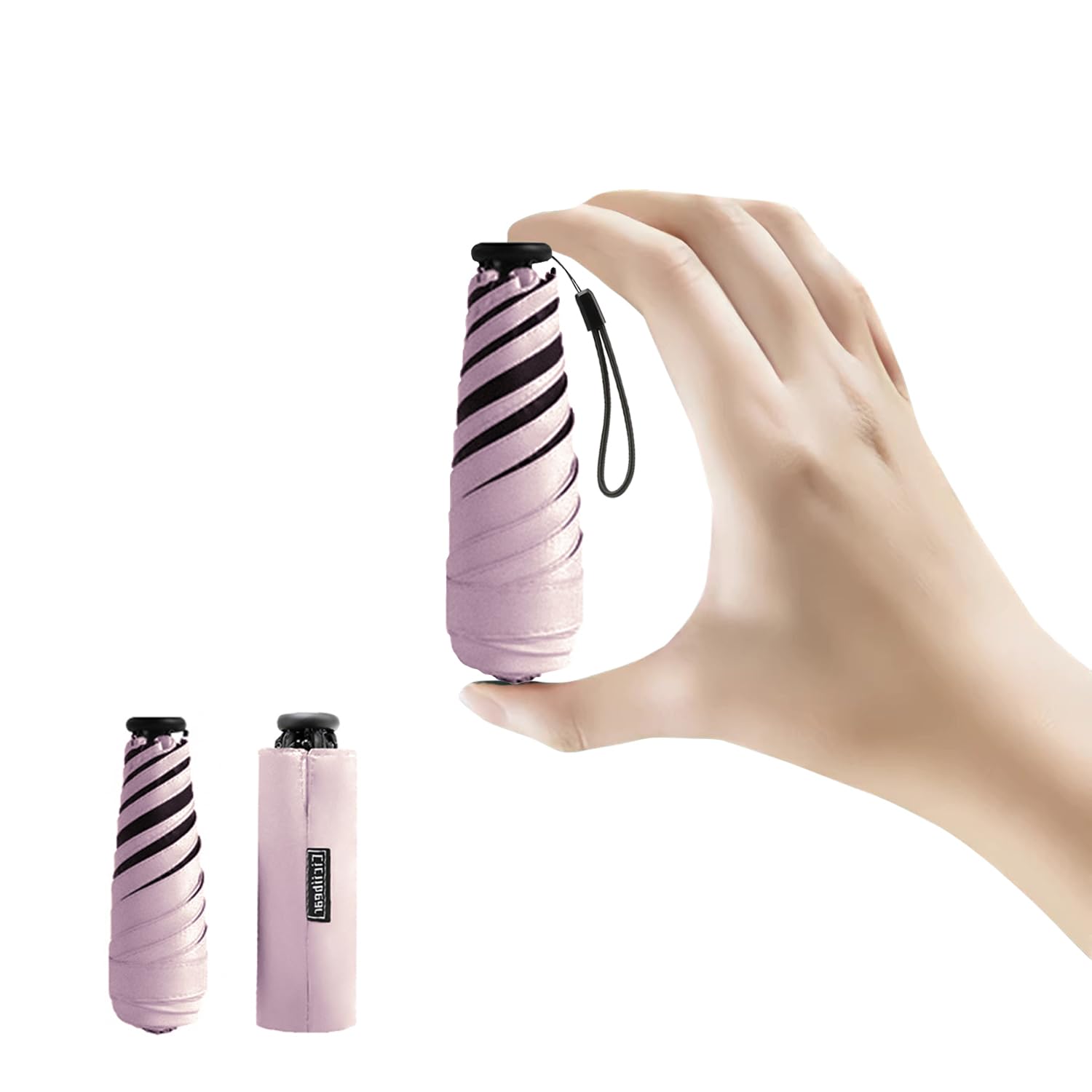 

складной зонт от солнца УФ-свет и тепло подходит как для солнечных, так и для дождливых дней Сверхлегкий (140г), защита, защита, компактный, портативный, (розовый) розовый