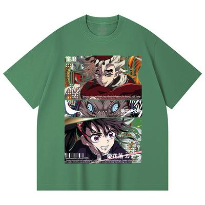 100% Cotton Demon Slayer V30 Kanao Doma Print Unisex Heavy Cotton T Shirt
