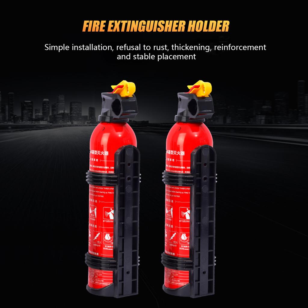 Car Fire Extinguisher Bracket PVC Mount Holder Automotive Emergency Safety Equipment for Vehicle Truck SUV