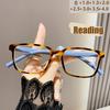 New Color Block Anti-blue Light Box Ultra Light Men And Women Universal Fashion Simple Versatile Ultra Light Reading Glasses6902