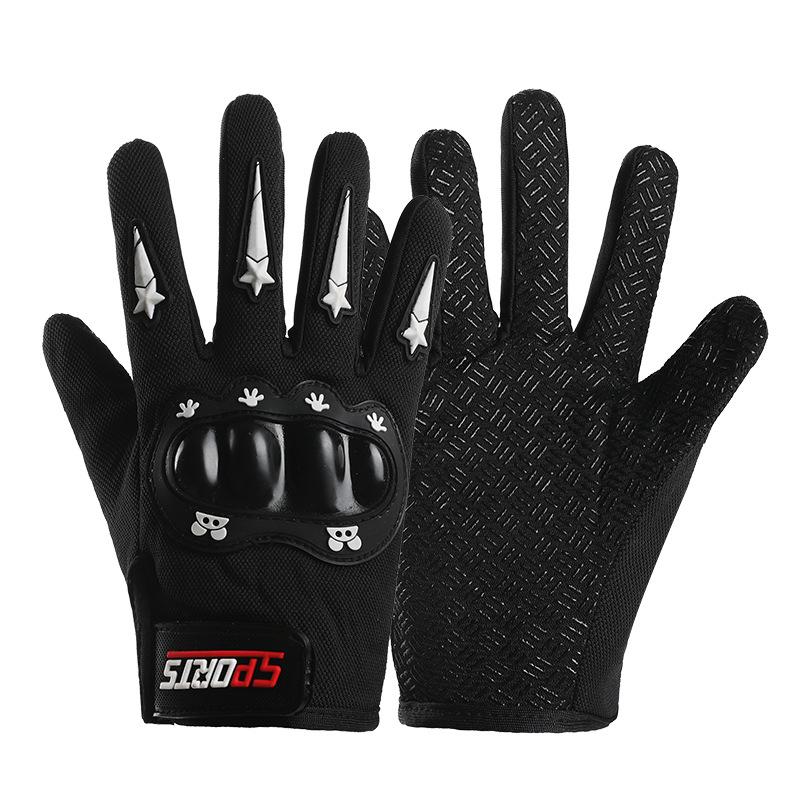 

Детские перчатки для улицы, тактические, для езды, с жесткой оболочкой, средние и большие, мотоциклетные, для скольжения, для балансировочного велосипеда, спортивные перчатки One Size