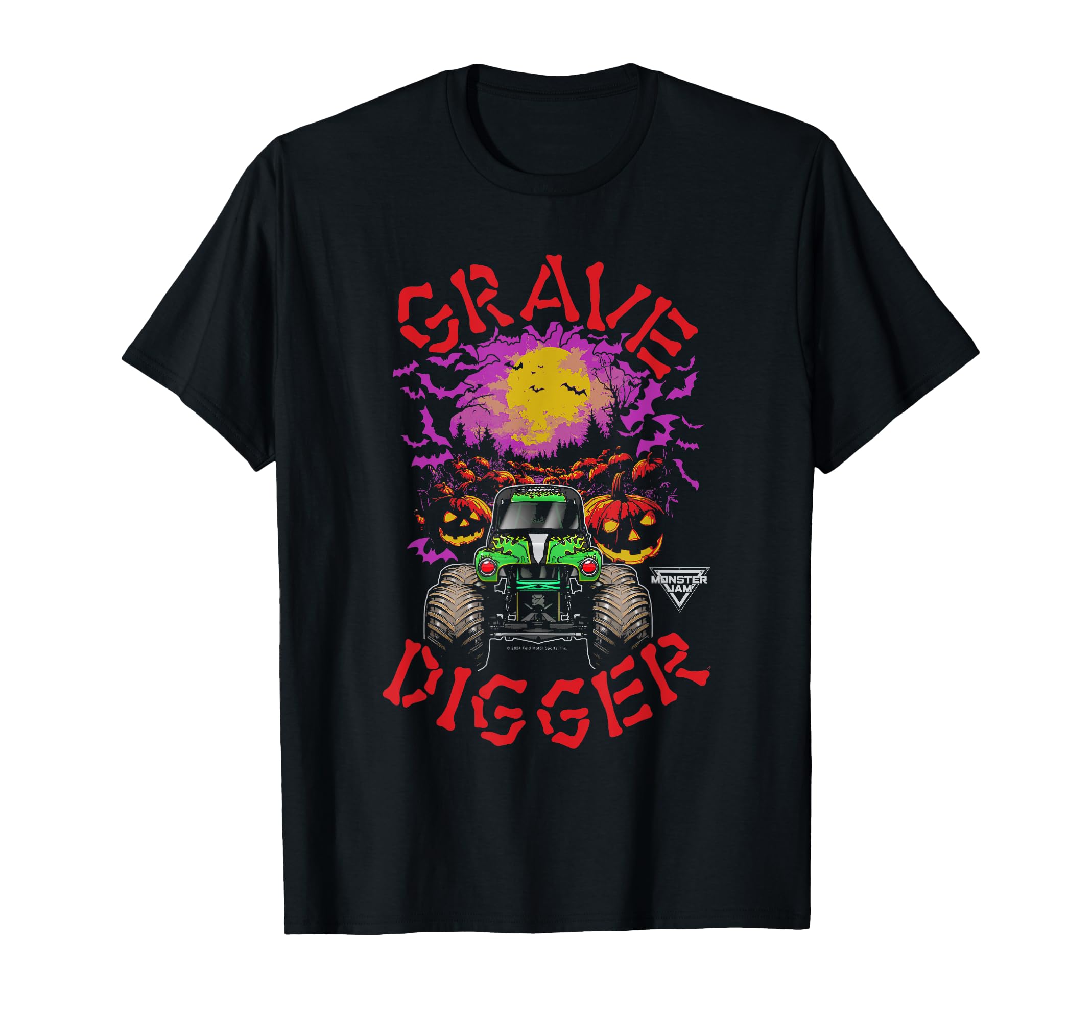 

Ripple Junction x Monster Jam Trucks Grave Digger Halloween T-Shirt
