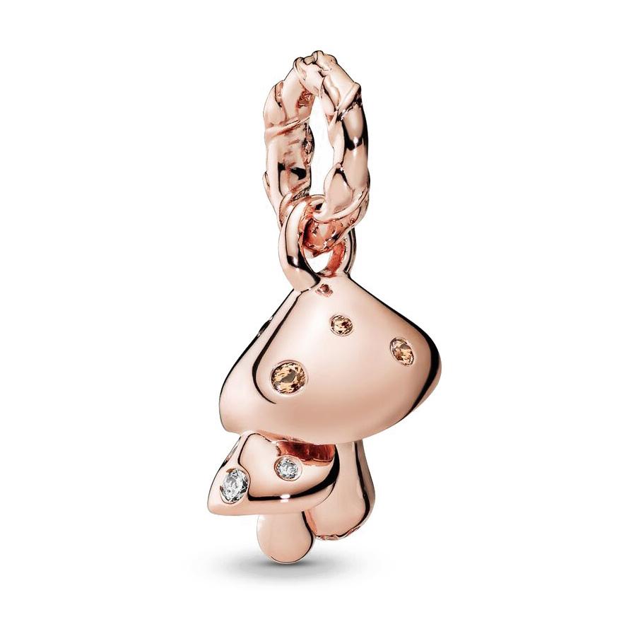 Copper18K Gold Plated Pink Clip Dasiy Butterfly Dragonfly Diy Charms Fit Originalbracelet Trinket Women Jewelry