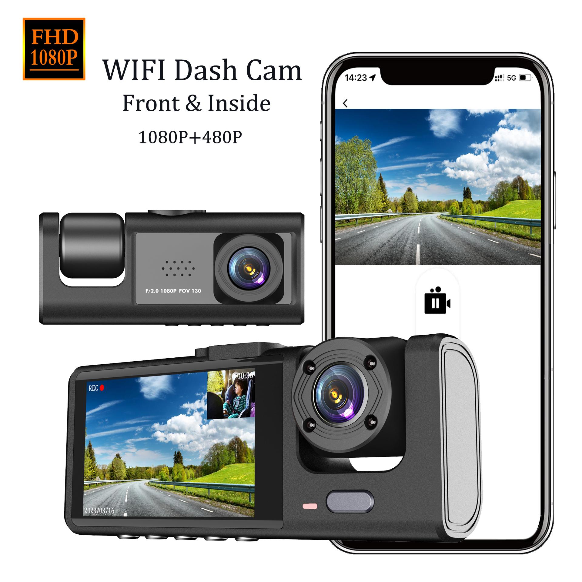 

Y16 Car DVR Dash Cam 1080P HD Parking Monitoring 3 Cameras Vehicle Driving Recorder Type A