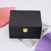 Premium Leather Box for Explosions Faraday Carbon Fiber Car Key RFID Signal Shielding Box Wooden & Bamboo Pu Gift Box Set