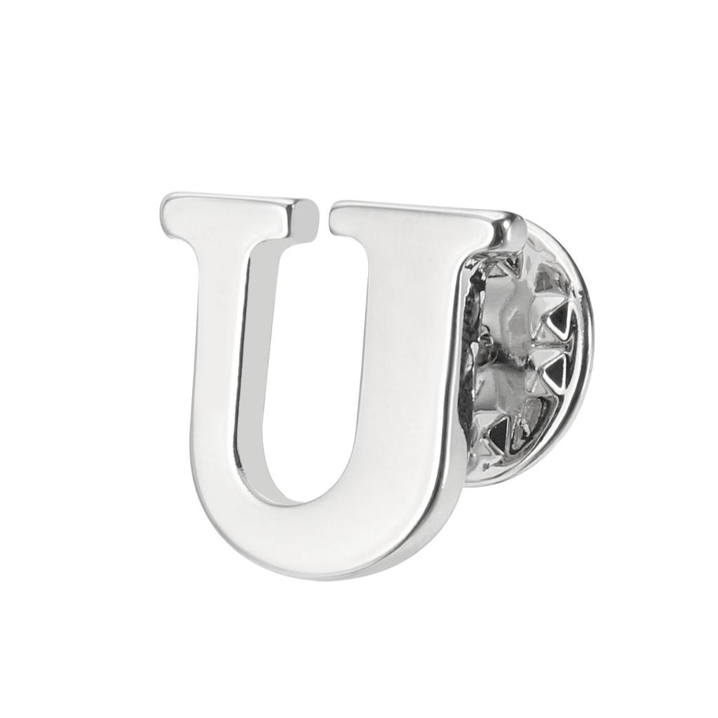 Uxcell Letter Lapel Pins, Initial Alphabet Collar Pins Letter Brooch Pins for Women Men Shirt Dress Suits Coat Collar Letter A-Y