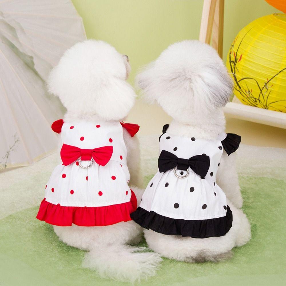 Breathable Pet Skirt Cute Pet Clothes Fashion Cat Vest Harness  for Puppy Kittens