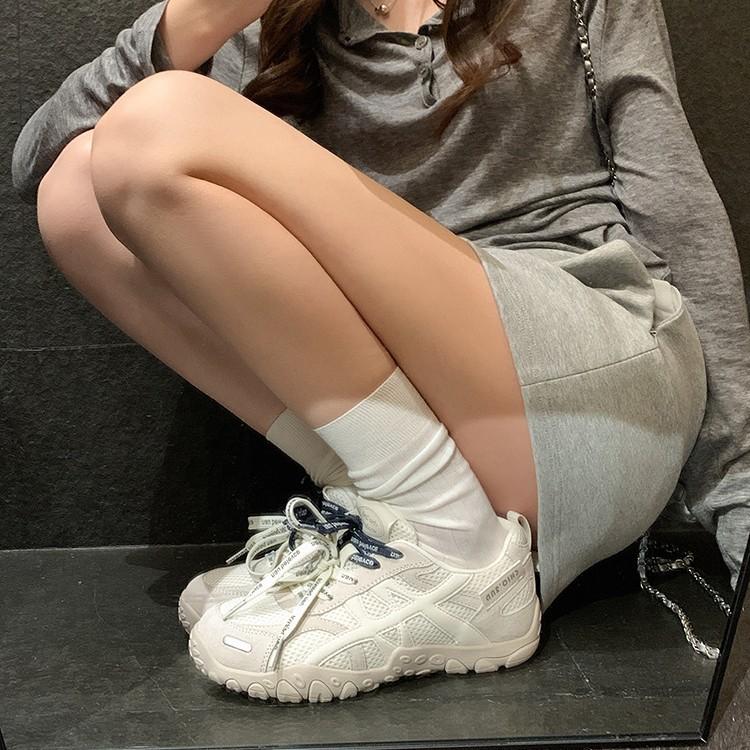 [Fanfna] Inner Height-increasing Moral Training Shoes for Women's 2025 Autumn New Mesh Breathable and Lightweight Forrest Gump Shoes Sneakers