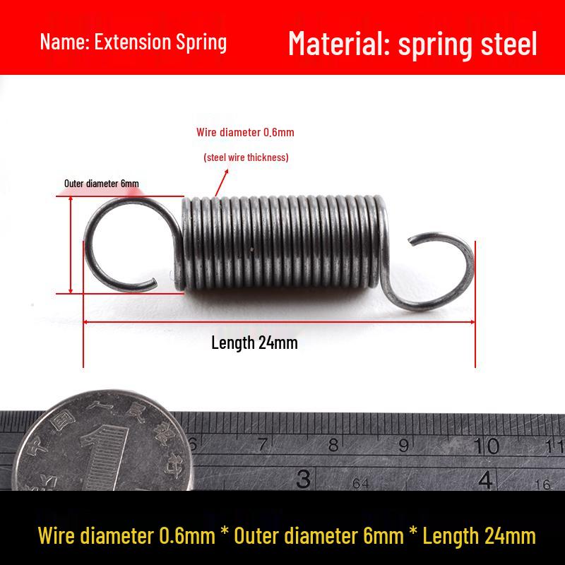 Stainless Steel Spring Hook for Microwave Oven Handle, Wire Diameter 0.6/0.7