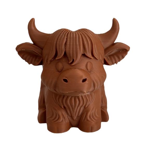 

Тримач для ручок Високогірна корова , велика місткість, настільний органайзер, коробка для зберігання канцтоварів, прикраса для домашнього офісу, настільний декор S коричневий