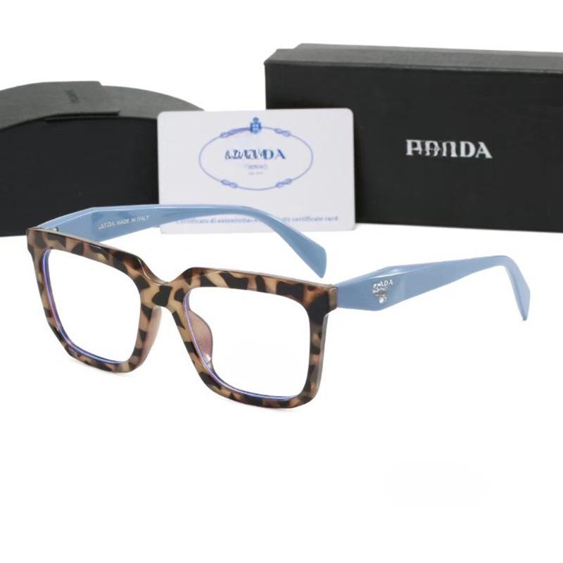 Retro Unisex Square Frame Glasses with Anti-Blue Light Flat Lenses