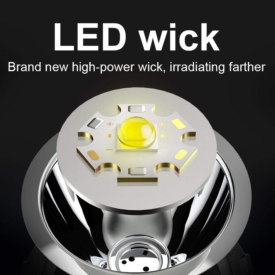 Professional Diving Headlamp Diving 100M Strong Light LED Headlight IPX8 Waterproof Scuba Head Lamp Amphibious Portable Lantern