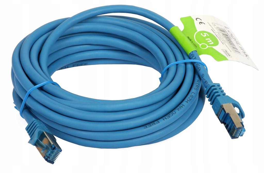 LogiLink CQ3076S Cat.6A /FTP Patch Cord 5m Blue