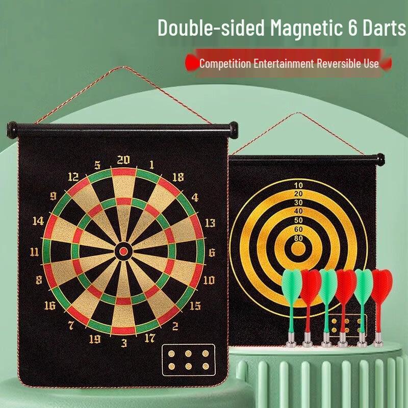 Children's Indoor Magnetic Dartboard Set: Safe, Fun Target Game