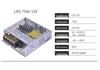 35W-450W Single Output Switching Power Supply: 5V/12V/15V/24V/36V/48V for 3D Printers
